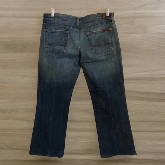 7 for all mankind bootcut turned into Capri Jeans Women’s Size 30 - Picture 1 of 7